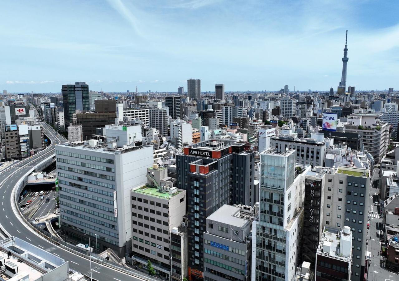 Apa Hotel Ueno Ekimae طوكيو المظهر الخارجي الصورة